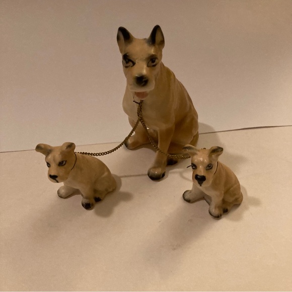 Vintage Other Vintage Three Piece Ceramic Dog Puppies On Chains